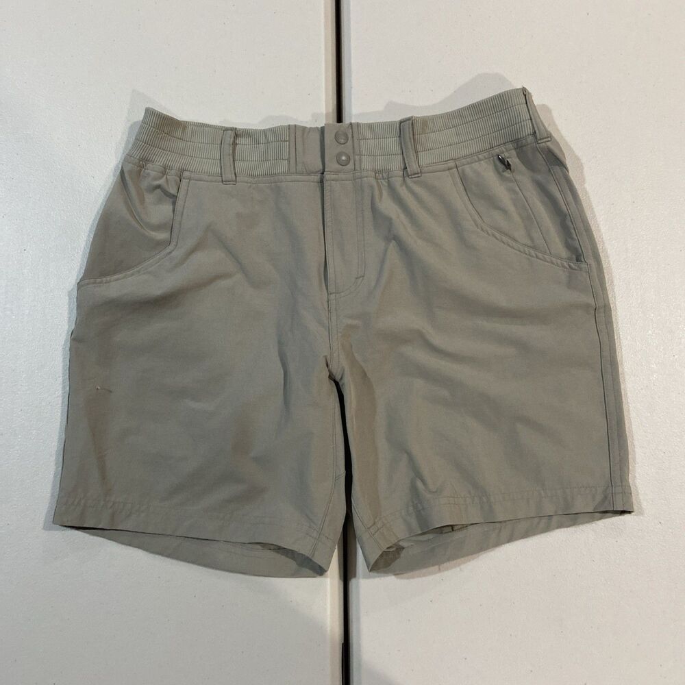 Simms Guide Series Nylon Blend Fishing Shorts Performance Cargo Pocket Gray M